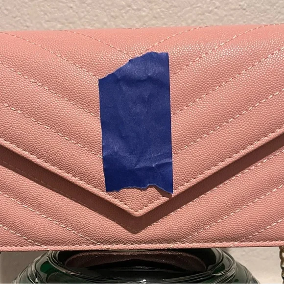 Pink Quilted Women's Bag - Picture 1 of 6